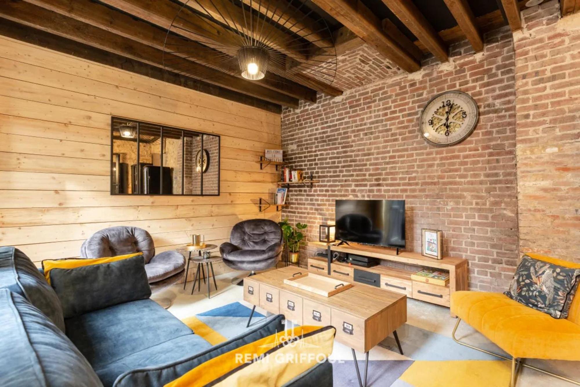 Вилла L'Atelier D'Elea 4 Terrace - Industrial-Chic In The Heart Of Онфлёр Экстерьер фото