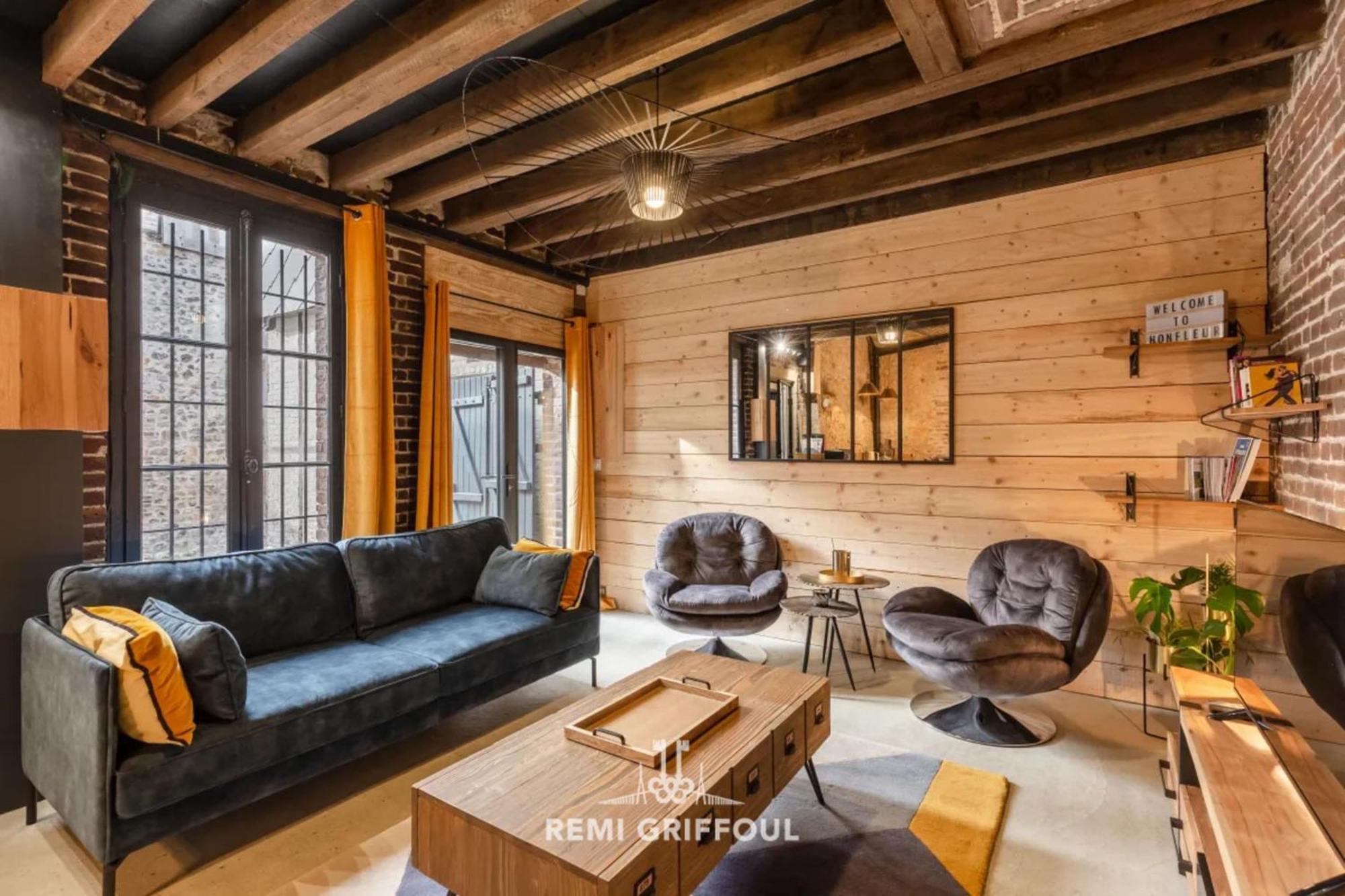Вилла L'Atelier D'Elea 4 Terrace - Industrial-Chic In The Heart Of Онфлёр Экстерьер фото
